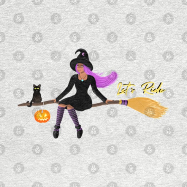 Witch On a Broom by Raghni.C 